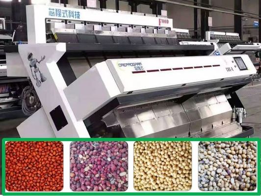 品質  8 Chutes Red Beans / Soybean Color Sorter Accurate Recognition 6.0Kw 工場